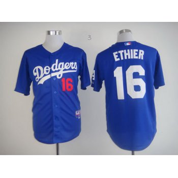 Los Angeles Dodgers #16 Andre Ethier Blue Jersey