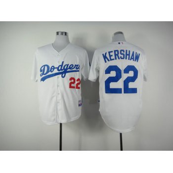 Los Angeles Dodgers #22 Clayton Kershaw White Jersey