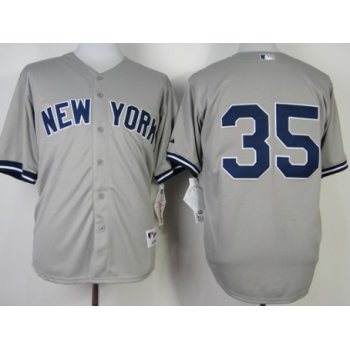 New York Yankees #35 Michael Pineda Gray Jersey