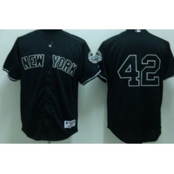 New York Yankees #42 Mariano Rivera Black Jersey