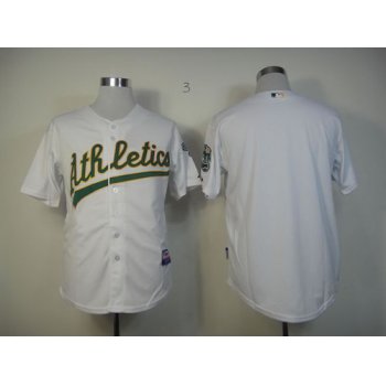 Oakland Athletics Blank White Jersey