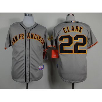 San Francisco Giants #22 Jake Peavy Gray Cool Base Jersey