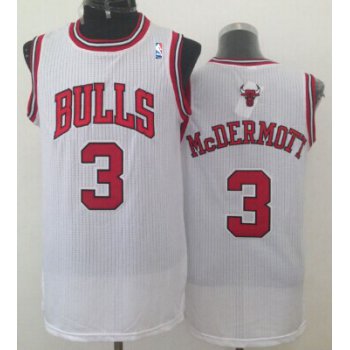 Chicago Bulls #3 Doug McDermott White Swingman Jersey