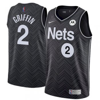 Men's Brooklyn Nets #2 Blake Griffin Earned Edition Stitched 2021 Jersey