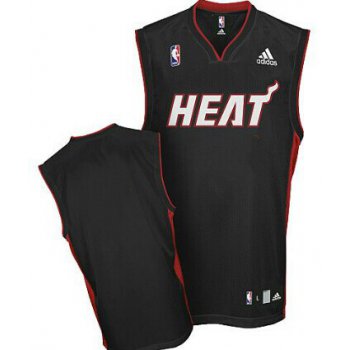 Miami Heat Blank Black Swingman Jersey