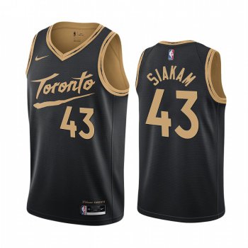 Nike Raptors #43 Pascal Siakam Black NBA Swingman 2020-21 City Edition Jersey