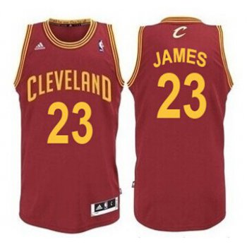 Cleveland Cavaliers #23 LeBron James Red Swingman Jersey