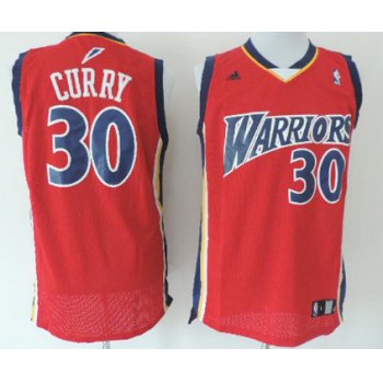 Golden State Warriors #30 Stephen Curry 2009 Red Swingman Jersey