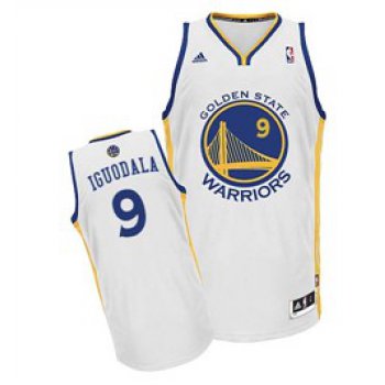 Golden State Warriors #9 Andre Iguodala White Swingman Jersey