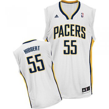 Indiana Pacers #55 Roy Hibbert White Swingman Jersey