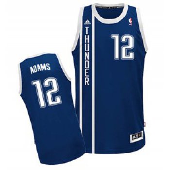 Oklahoma City Thunder #12 Steven Adams 2013 Navy Blue Swingman Jersey