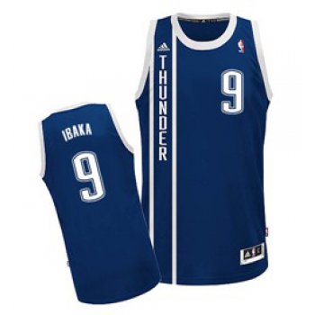 Oklahoma City Thunder #9 Serge Ibaka 2013 Navy Blue Swingman Jersey