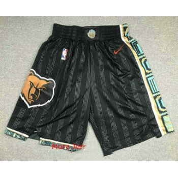 Men's Memphis Grizzlies Black Nike 2021 NEW Swingman City Edition Shorts