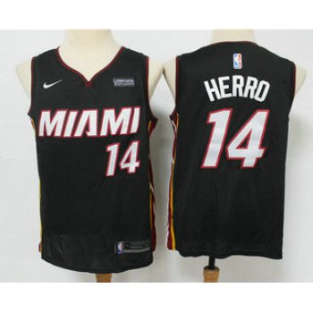 Men's Miami Heat #14 Tyler Herro Black 2019 Nike Swingman Stitched NBA Jersey With The Sponsor Logo