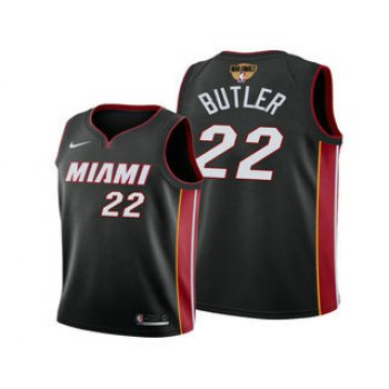 Men's Miami Heat #22 Jimmy Butler Black 2020 Finals Bound Association Edition Stitched NBA Jersey