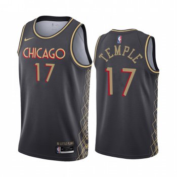 Nike Bulls #17 Garrett Temple Black NBA Swingman 2020-21 City Edition Jersey