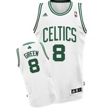 Boston Celtics #8 Jeff Green White Swingman Jersey