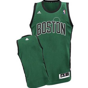 Boston Celtics Blank Green With Black Swingman Jersey