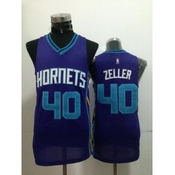 Charlotte Hornets #40 Cody Zeller Purple Swingman Jersey