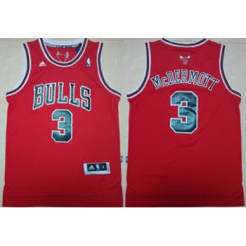 Chicago Bulls #3 Doug McDermott Revolution 30 Swingman Red Jersey