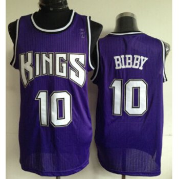 Sacramento Kings #10 Mike Bibby Purple Swingman Jersey