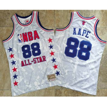 1988 All-Star AAPE x MITCHELL & NESS White Jersey