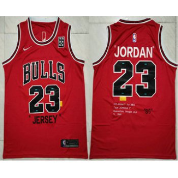 Men's Chicago Bulls #23 Michael Jordan Red 85 Anniversary Nike Swingman Jersey