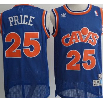 Cleveland Cavaliers #25 Mark Price Blue Swingman Throwback Jersey