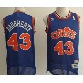 Cleveland Cavaliers #43 Brad Daugherty Blue Swingman Throwback Jersey