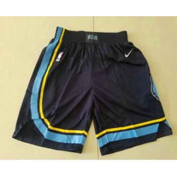 Men's Memphis Grizzlies Black 2019 Nike Swingman Stitched NBA Shorts