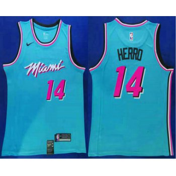 Men's Miami Heat #14 Tyler Herro Light Blue 2019 Nike Swingman Stitched NBA Jersey