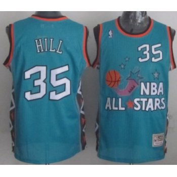 NBA 1996 All-Star #35 Grant Hill Green Swingman Throwback Jersey