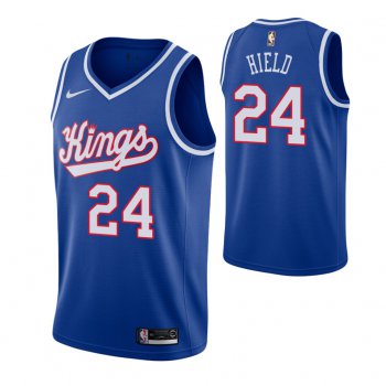 Nike Sacramento Kings #24 Buddy Hield Blue 2019-20 Hardwood Classics Jersey