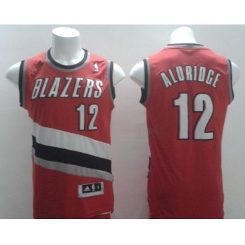 Portland Trail Blazers #12 LaMarcus Aldridge Revolution 30 Swingman Red Jersey