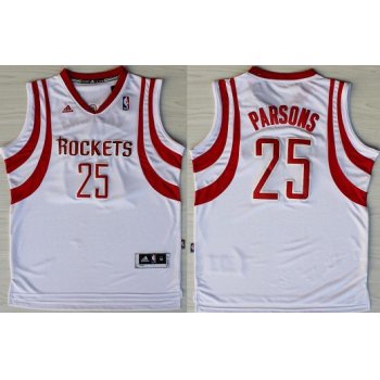 Houston Rockets #25 Chandler Parsons Revolution 30 Swingman White Jersey