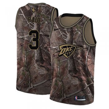 Nike Thunder #3 Chris Paul Camo NBA Swingman Realtree Collection Jersey