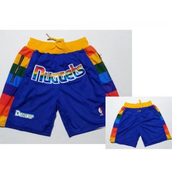 Nuggets Blue Just Don Mesh Shorts