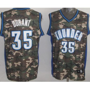 Oklahoma City Thunder #35 Kevin Durant Camo Fashion Jersey