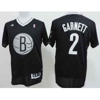 Brooklyn Nets #2 Kevin Garnett Revolution 30 Swingman 2013 Christmas Day Black Jersey