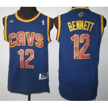 Cleveland Cavaliers #12 Anthony Bennett Revolution 30 Swingman Navy Blue Jersey