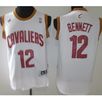 Cleveland Cavaliers #12 Anthony Bennett Revolution 30 Swingman White Jersey