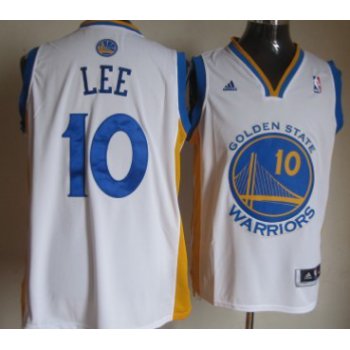 Golden State Warriors #10 David Lee Revolution 30 Swingman White Jersey