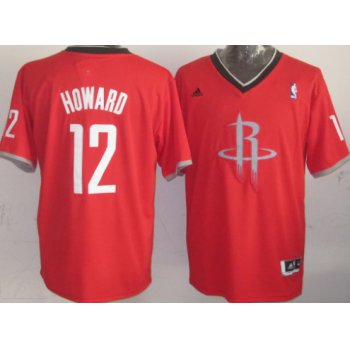 Houston Rockets #12 Dwight Howard Revolution 30 Swingman 2013 Christmas Day Red Jersey