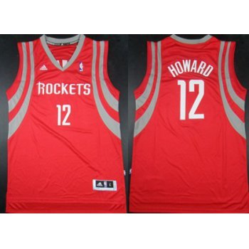 Houston Rockets #12 Dwight Howard Revolution 30 Swingman Red Jersey