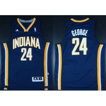 Indiana Pacers #24 Paul George Revolution 30 Swingman Navy Blue Jersey