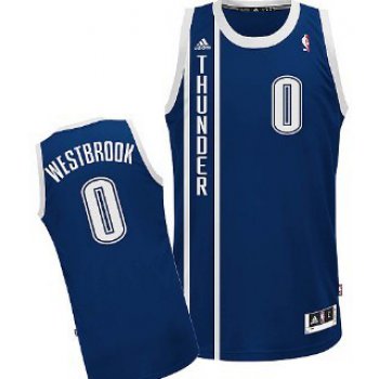 Oklahoma City Thunder #0 Russell Westbrook 2013 Navy Blue Swingman Jersey