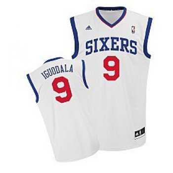 Philadelphia 76ers #9 Andre Iguodala White Swingman Jersey