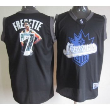 Sacramento Kings #7 Jimmer Fredette Black Notorious Fashion Jersey