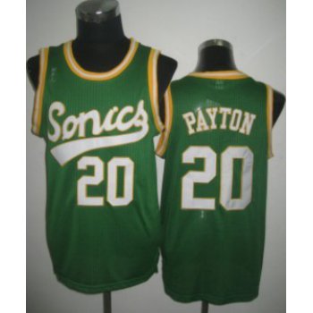 Seattle Supersonics #20 Gary Payton 2003-04 Green Swingman Jersey