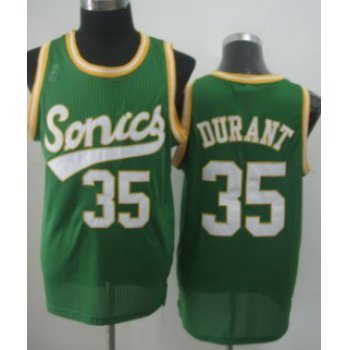 Seattle Supersonics #35 Kevin Durant 2003-04 Green Swingman Jersey